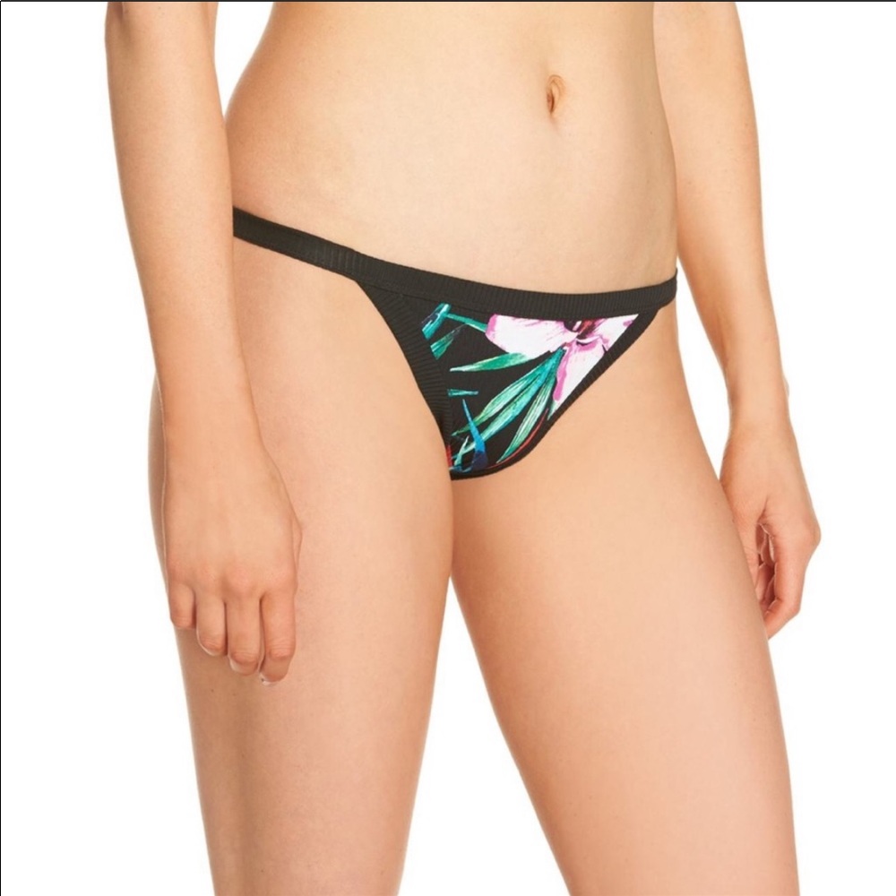 Hurley quick dry floral bikini bottoms